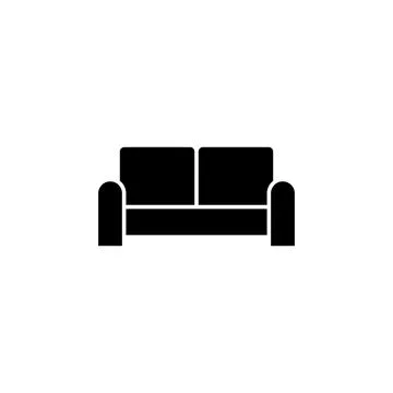 Sofa icon vector. sofa icon illustration Stock Illustration