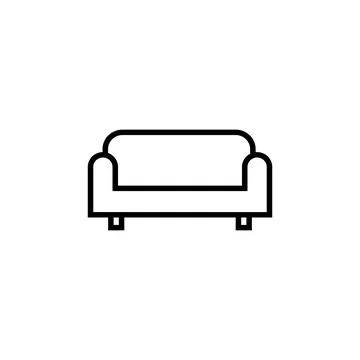 Sofa icon vector. sofa icon illustration Stock Illustration