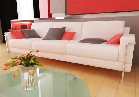 Sofa Stock Illustration