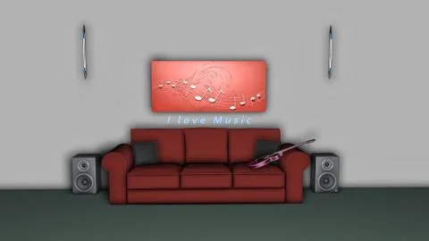 Sofa Stock Illustration
