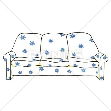 Sofa Stock Illustration