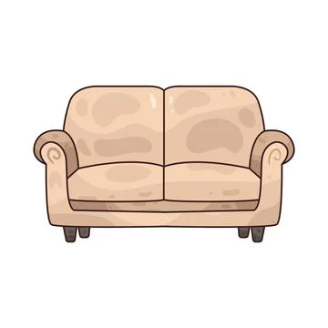 Sofa illustration Stock Illustration