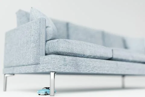 Sofa isolated on white background Stock Illustration