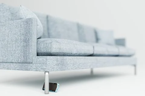 Sofa isolated on white background Stock Illustration