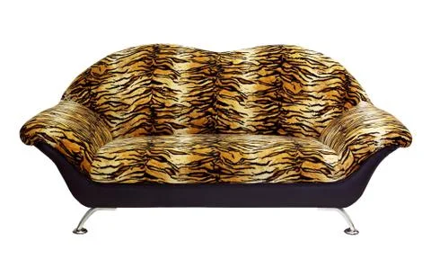A sofa isolated on a white background Foto stock