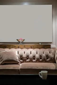 Sofa in luminous interior Foto stock