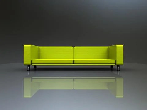 Sofa with nice background Illustration