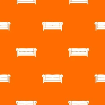 Sofa pattern seamless Illustrazione stock