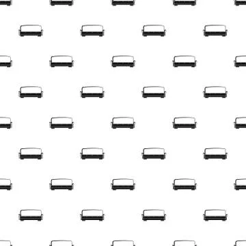 Sofa pattern seamless Illustrazione stock