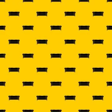 Sofa pattern vector Illustrazione stock