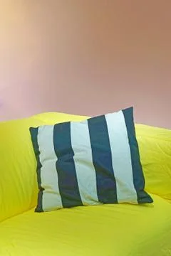 Sofa pillow straps Stock Photos