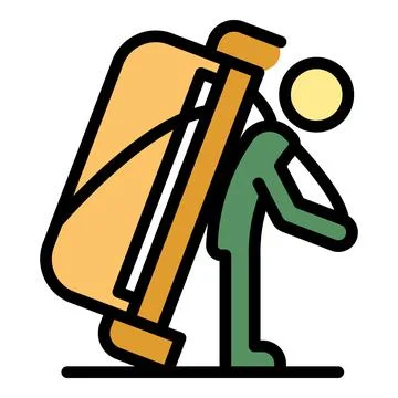 Sofa relocation icon color outline vector Illustrazione stock