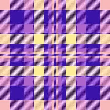 Sofa textile check fabric, satin pattern vector tartan. Hunter plaid seamle.. Illustrazione stock
