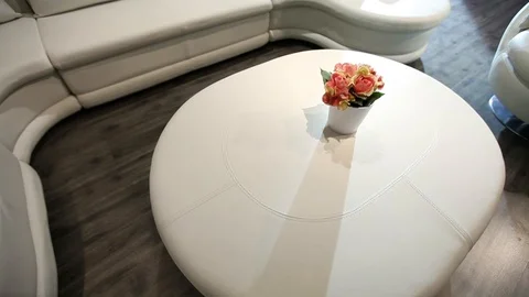 Sofa from top Video stock 94694102