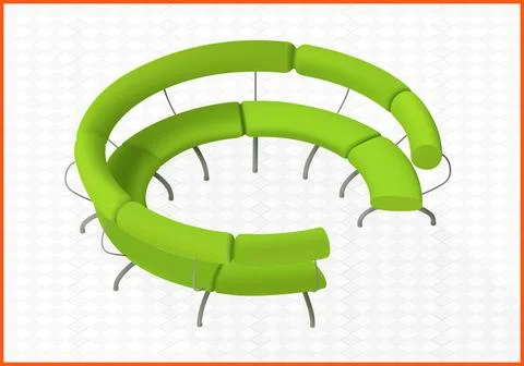 Sofa vector 3d illustration sofa vector 3d illustration isometric perspect... Stockfoto's