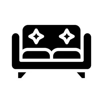 Sofa Vector Icon Design Illustration Stock Illustration