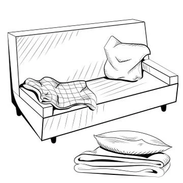 Sofa vector Ilustração Stock