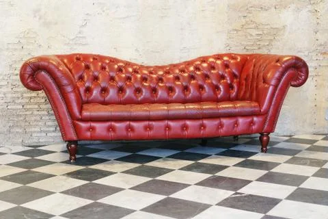 Sofa vintage background Foto stock