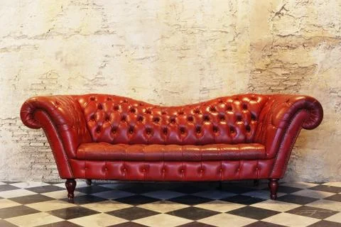 Sofa vintage background Foto stock