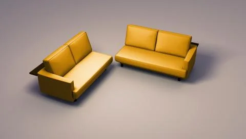 Sofas  - double seated Illustrazione stock