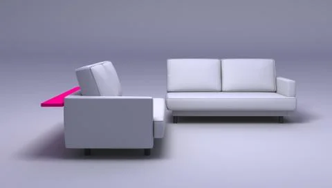 Sofas  - double seated Illustrazione stock