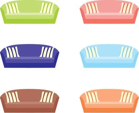 Sofas Stock Illustration
