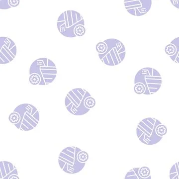 Soffit roof glyph seamless pattern Stock Illustration