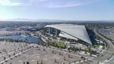 SoFi Stadium Fly Over 動画素材 203978585