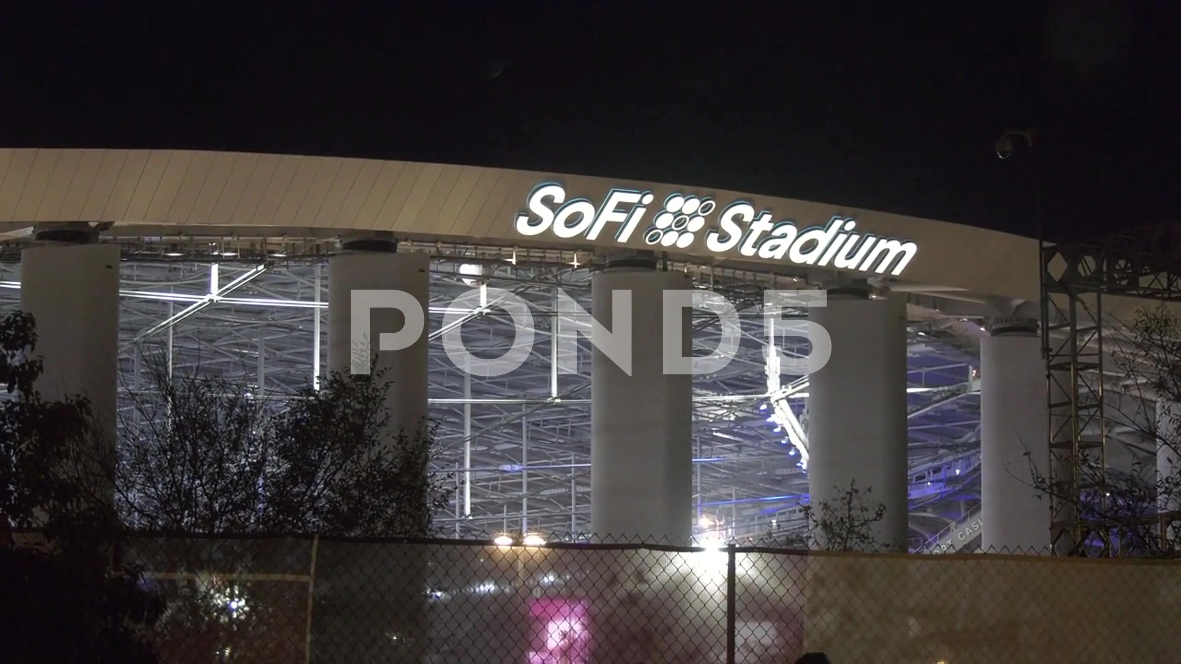 PHOTOS: Best shots of SoFi Stadium at night