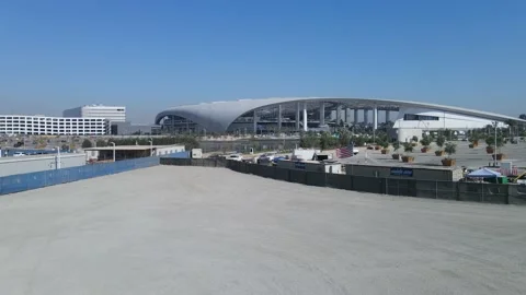 SoFi Stadium LA Video stock 166525771