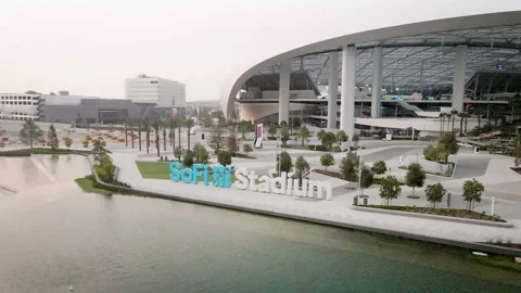 SoFi Stadium, Los Angeles Stock Footage 148532017