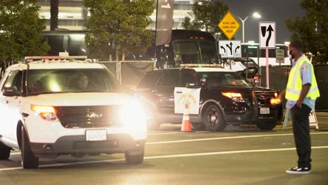 Sofi stadium traffic Stock Footage 169548772