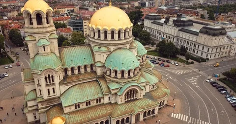 Sofia aerial 18 Stock Footage 128699962