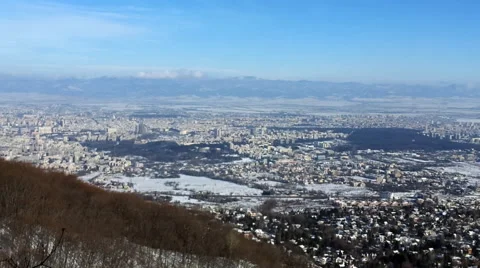 Sofia Birds Eye Stock Footage 50238551