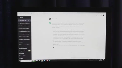 Sofia, Bulgaria-03 02 2023: AI chatbot powered by GPT technology that can Vidéo 235675785