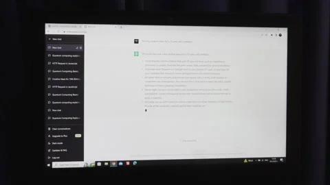 Sofia, Bulgaria-03 02 2023: AI chatbot powered by GPT technology that uses data Vidéo 235675977