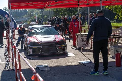 Sofia, Bulgaria - 09.24.2022: Sofia Rally - Pista Sofia 2022 Foto stock