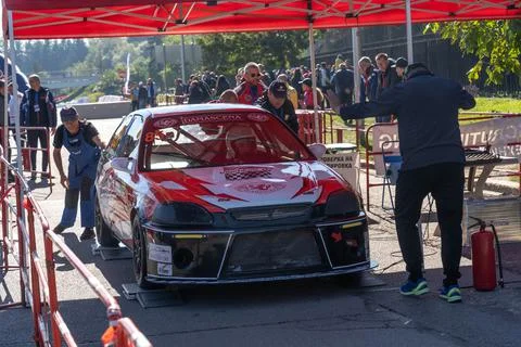 Sofia, Bulgaria - 09.24.2022: Sofia Rally - Pista Sofia 2022 Stock Photos