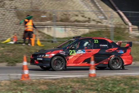 Sofia, Bulgaria - 09.24.2022: Sofia Rally - Pista Sofia 2022 Stock Photos