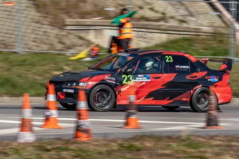 Sofia, Bulgaria - 09.24.2022: Sofia Rally - Pista Sofia 2022 Stock Photos