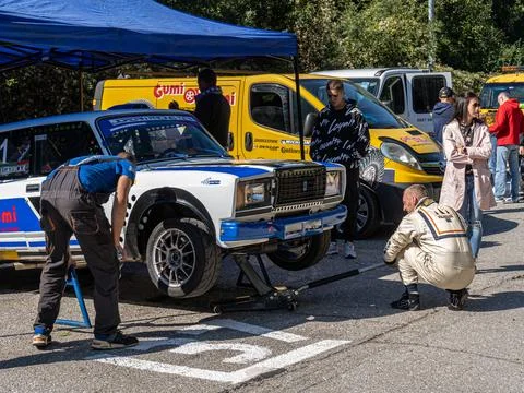 Sofia, Bulgaria - 09.24.2022: Sofia Rally - Pista Sofia 2022 Foto stock