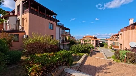 Sofia, Bulgaria - 10.09.2025. Miramonte is a quiet residential area in Sofia Stock Footage 320118339
