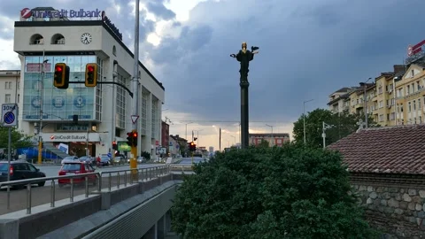 SOFIA, BULGARIA - APRIL 24, 2018: Monument of Saint Sofia. Stock Footage 152630138
