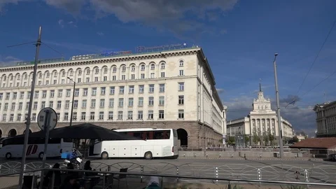 Sofia / Bulgaria - April 30, 2019 - City center Stock-Footage 108114657