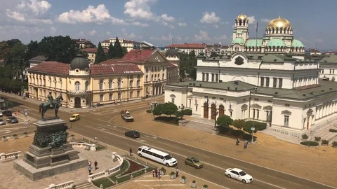 Sofia, Bulgaria - August 2018 Stock Footage 98216872