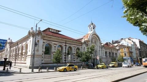 Sofia, Bulgaria, the Central Market Hall Stock Footage 112334627