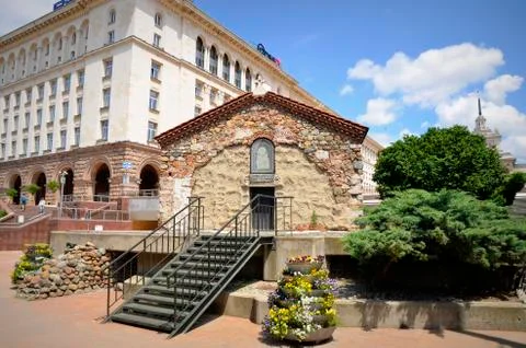 SOFIA, BULGARIA JUNE 03, 2016: Church of Saint Petka Samardjiiska in Sofia, B Stock Photos