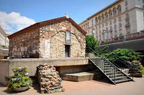 SOFIA, BULGARIA JUNE 03, 2016: Church of Saint Petka Samardjiiska in Sofia, B Stock Photos