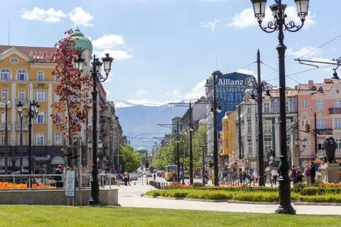 SOFIA BULGARIA LIONS BRIDGE Fotos Stock