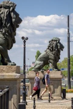 SOFIA BULGARIA LIONS BRIDGE Fotos Stock